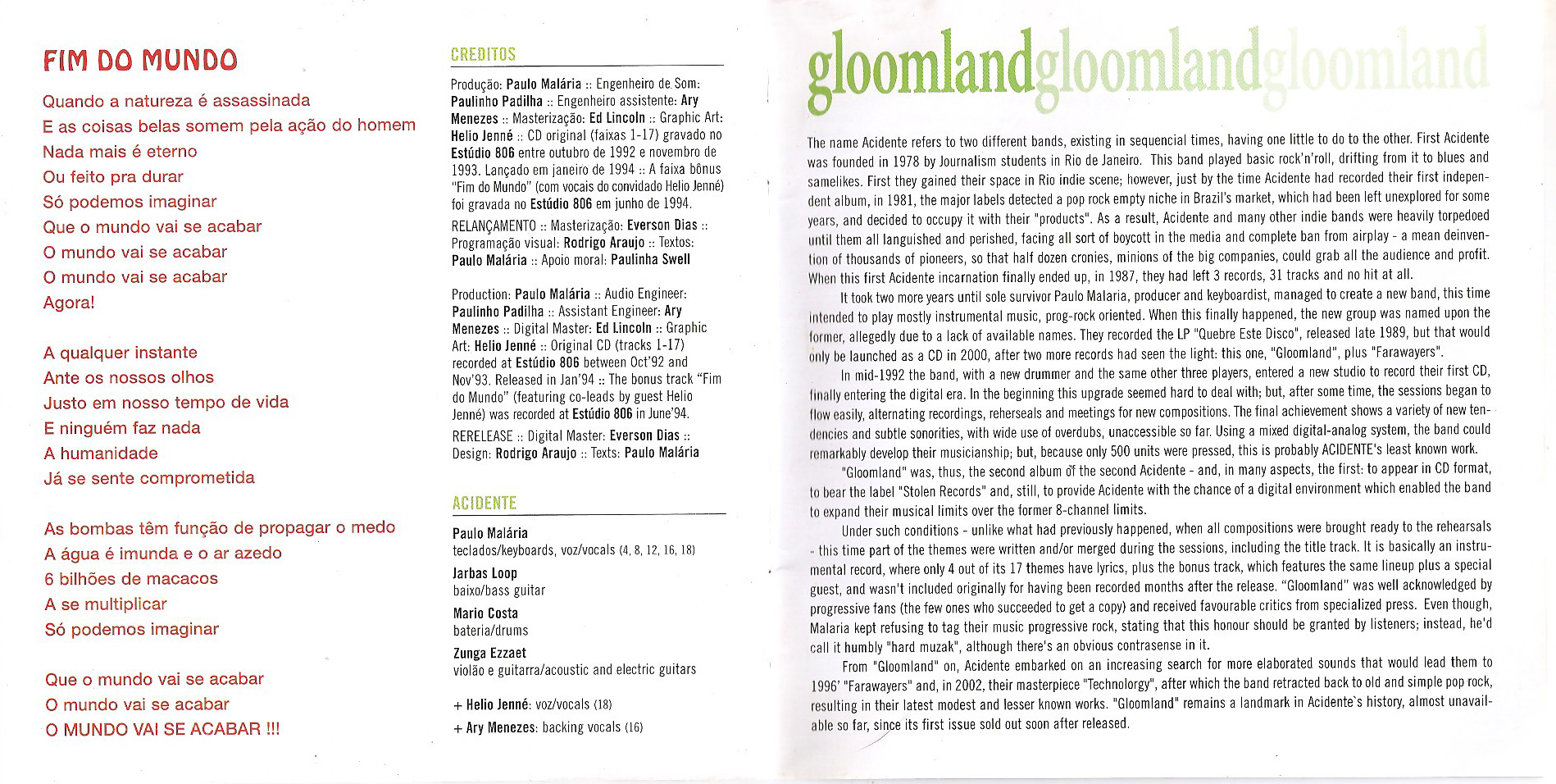 Gloomland Encarte pgs 14-15