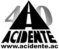 Acidente Logo 2018 - 40 anos de rock. Criao de
              Helio Jenn