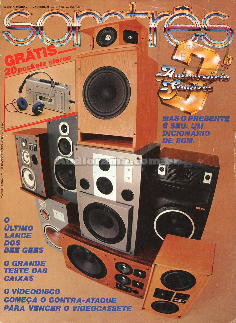Capa da
Revista SomTres nº37, Jan/1982 Capa da Revista SomTres
nº37, Jan/1982
